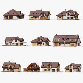 3D GameReady House Collection 4 model